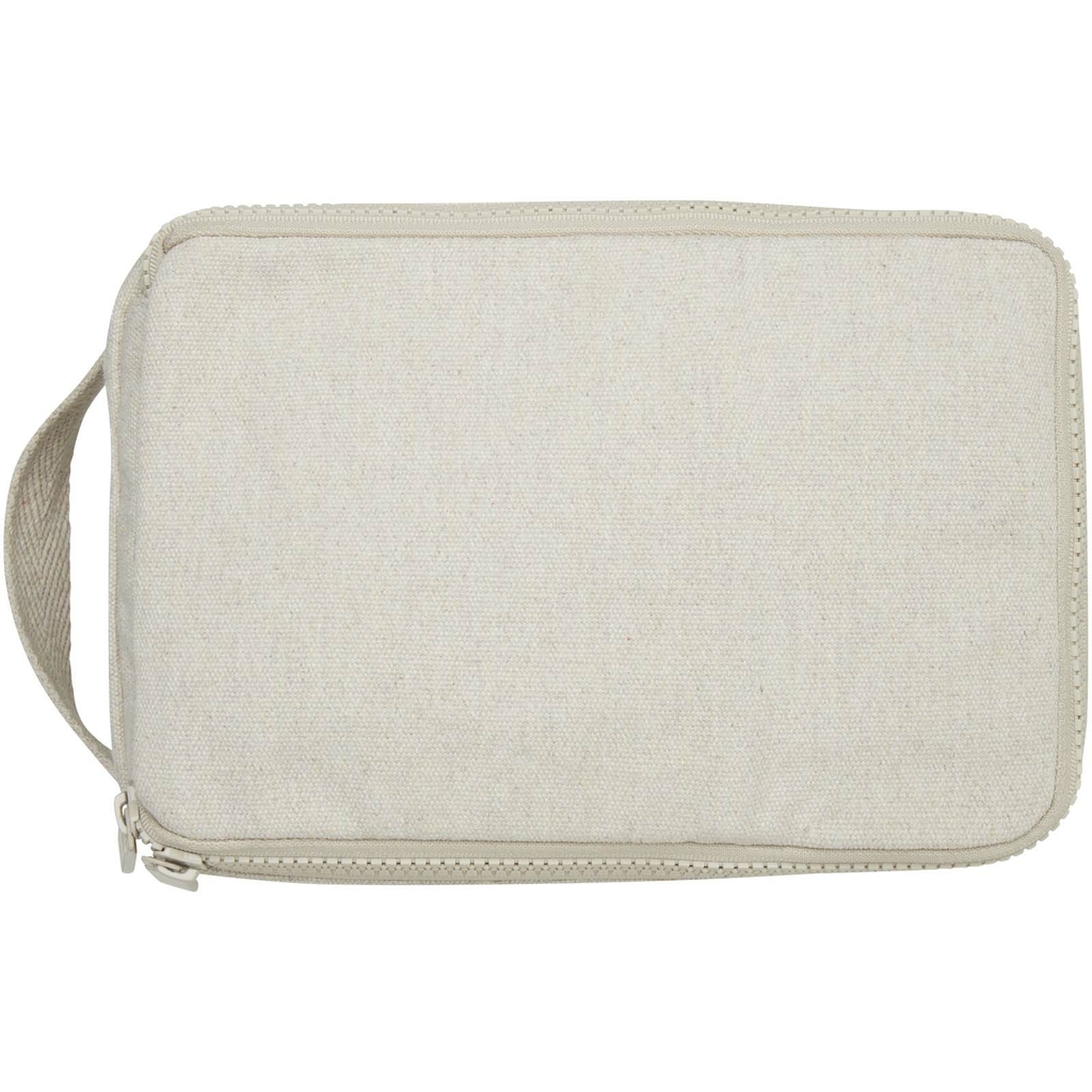 Органайзер для туалетного приладдя з переробленого матеріалу Pack500 г/м² Aware™, колір бежевий - 12074607- Фото №3 Органайзер для туалетного приладдя з переробленого матеріалу Pack500 г/м² Aware™, колір бежевий - 12074607- Фото №3