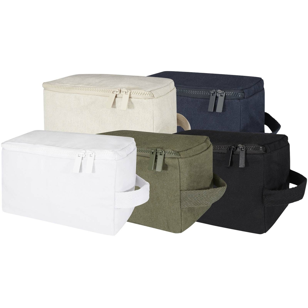 Органайзер для туалетного приладдя з переробленого матеріалу Pack500 г/м² Aware™, колір бежевий - 12074607- Фото №5 Органайзер для туалетного приладдя з переробленого матеріалу Pack500 г/м² Aware™, колір бежевий - 12074607- Фото №5