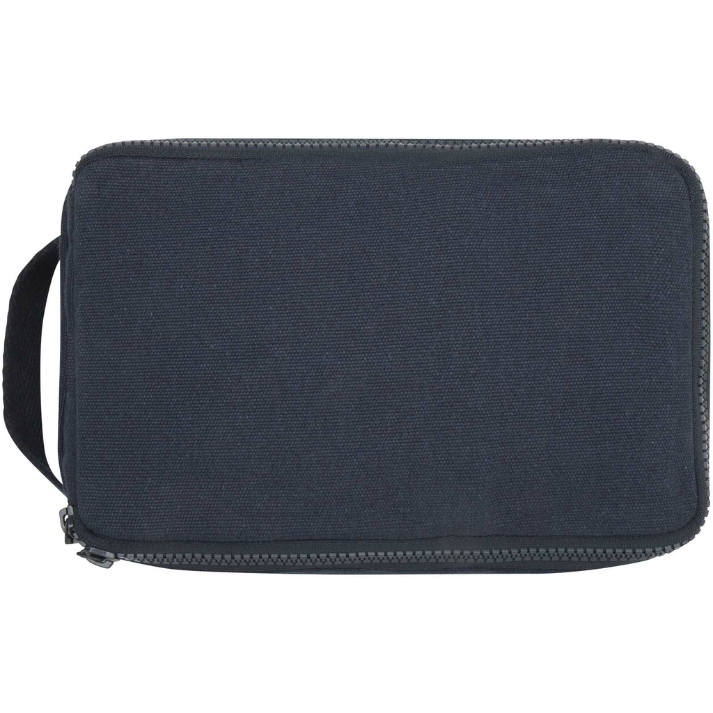 Органайзер для туалетного приладдя з переробленого матеріалу Pack500 г/м² Aware™, колір темно-синій - 12074655- Фото №3 Органайзер для туалетного приладдя з переробленого матеріалу Pack500 г/м² Aware™, колір темно-синій - 12074655- Фото №3