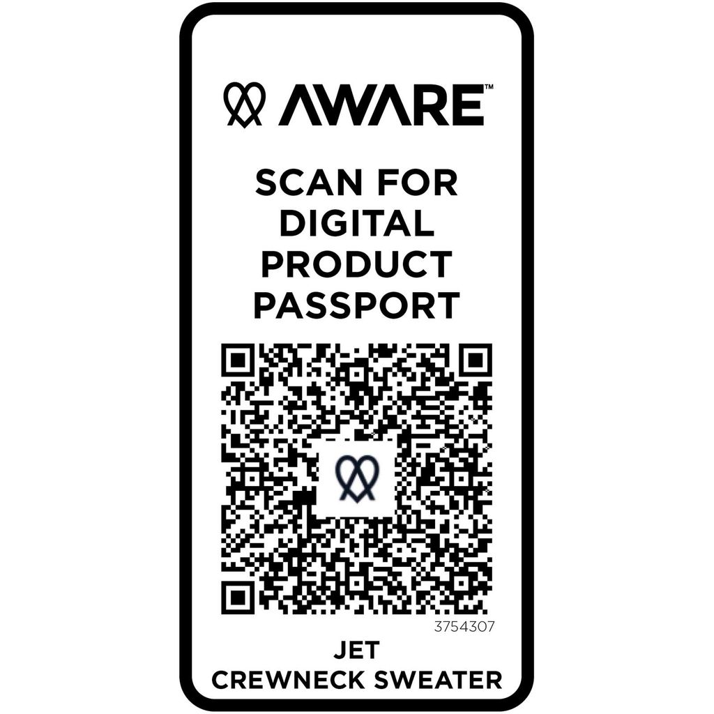 Jet унисекс Aware™ свитер с круглым вырезом из переработанных материалов, цвет oatmeal размер S - 37543071- Фото №5 Jet унисекс Aware™ свитер с круглым вырезом из переработанных материалов, цвет oatmeal размер S - 37543071- Фото №5