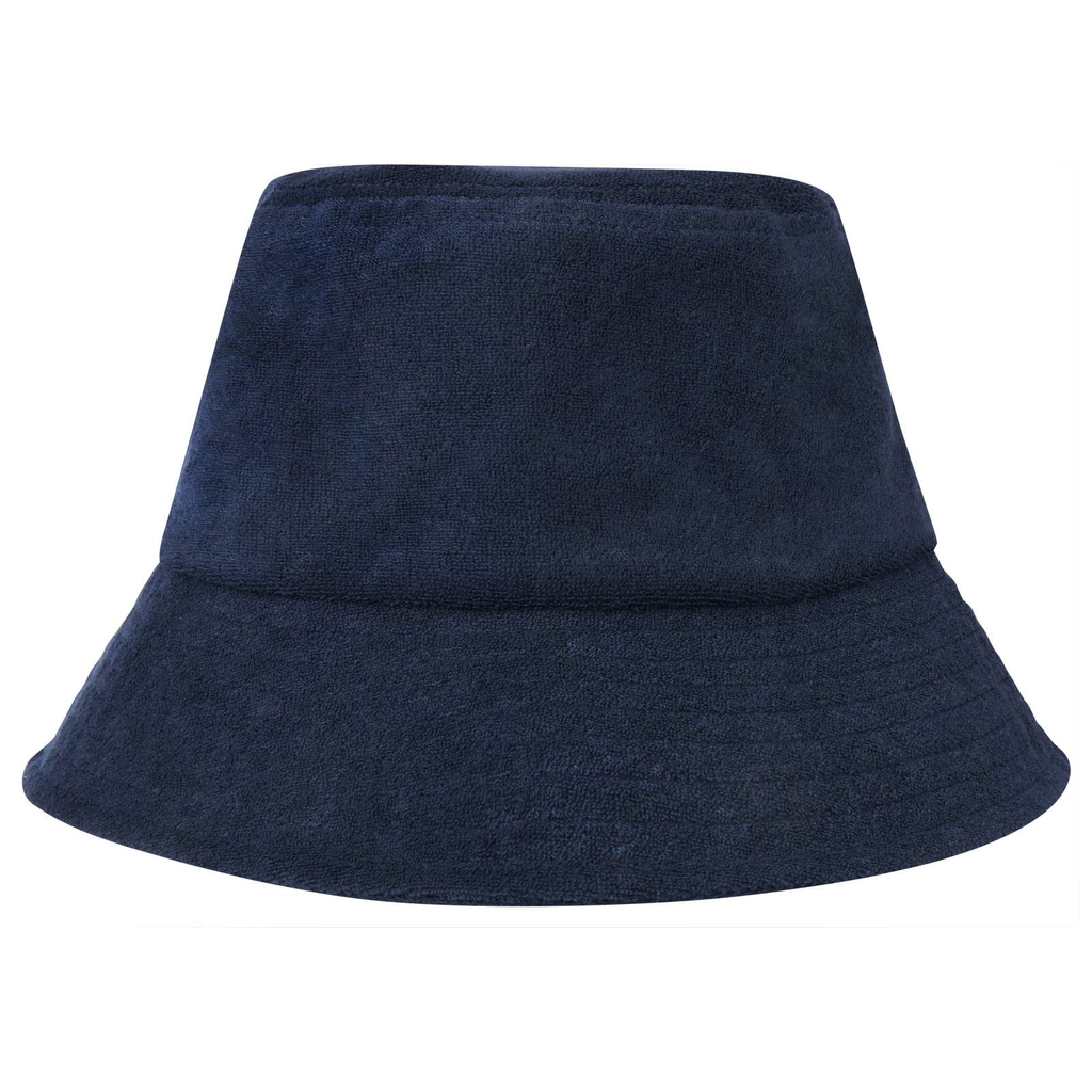 Шляпа от солнца Melo из переработанного махрового материала, сертифицированного GRS, цвет темно-синий - 38688550- Фото №3