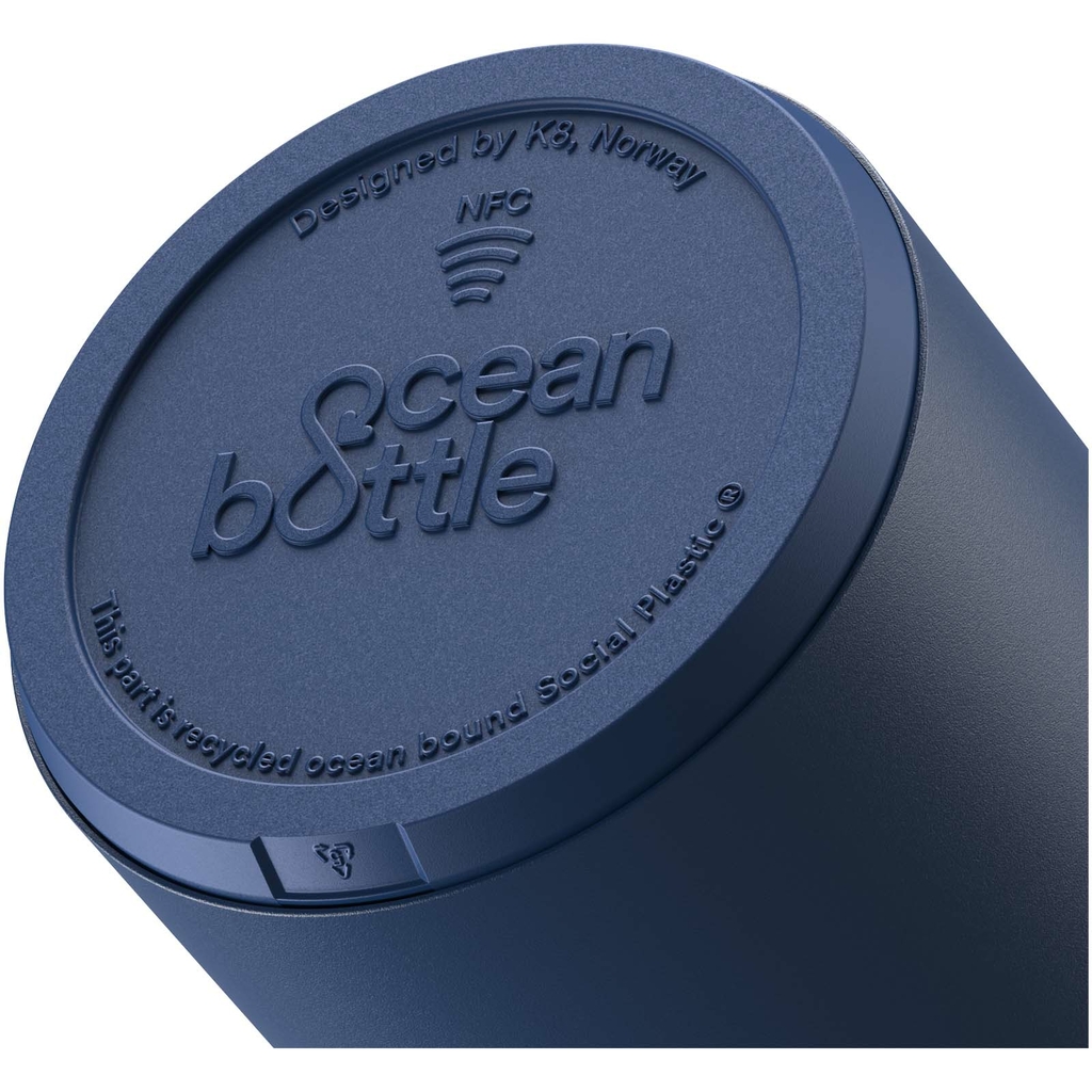 Бутылка для воды Ocean Bottle объемом 750 мл с вакуумной изоляцией, цвет синий - 10085651- Фото №6