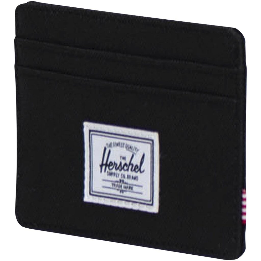 Herschel Charlie тримач для карт з RFID-захистом із переробленого матеріалу чорний - 12075690- Фото №1