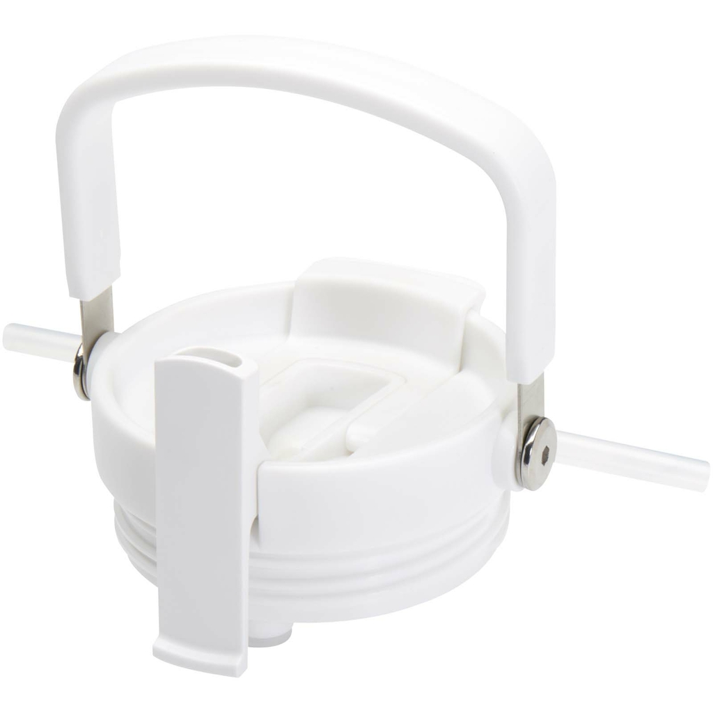 Термостакан Bronx об'ємом 900 мл з міді та переробленої нержавіючої сталі, сертифікованої за стандартом RCS, з вакуумною ізоляцією та кришкою з подвійною функцією, колір білий - 10086401- Фото №8