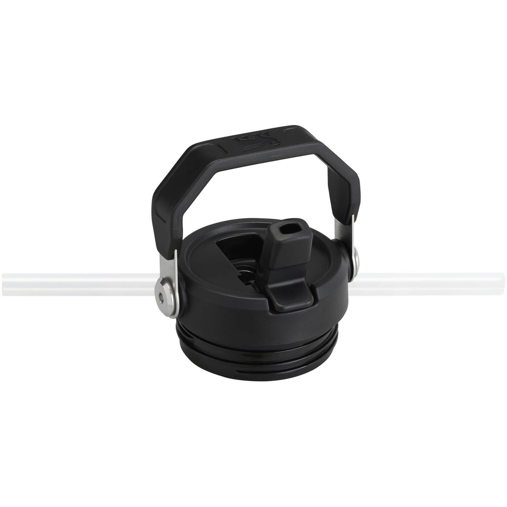 Пляшка для води об'ємом 700 мл із відкидною трубочкою Stanley IceFlow™ 2.2, колір чорний - 10088590- Фото №4