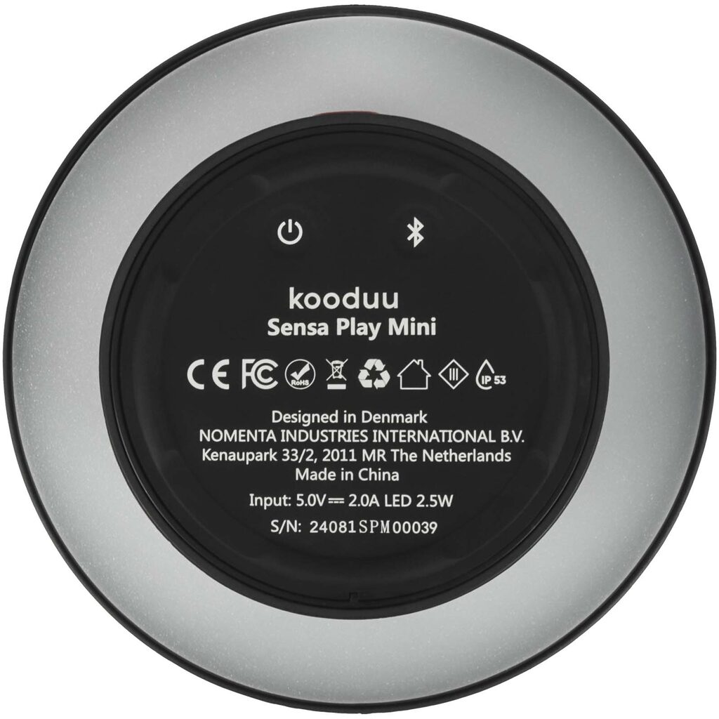 Kooduu Sensa Play Mini портативна колонка та лампа JBL антрацит - 12445184- Фото №4