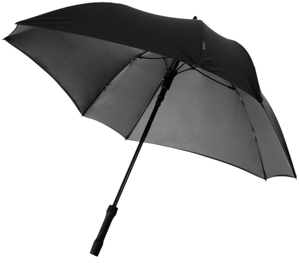 Зонт  23,5'', цвет сплошной черный, серый