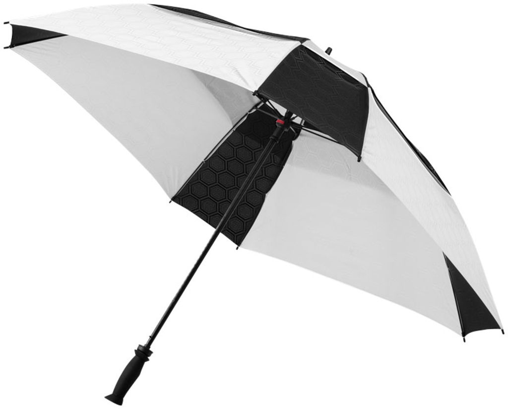 Зонт Cube 30'', цвет белый, сплошной черный