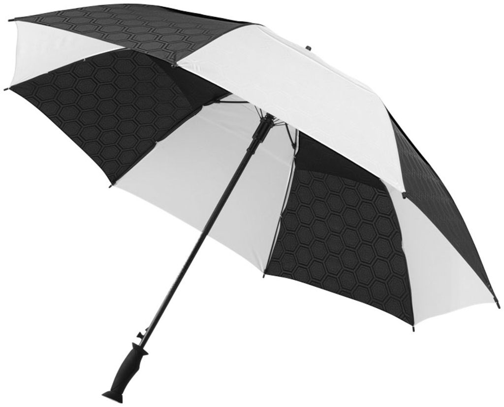 Зонт автоматический Champions 27'', цвет белый, сплошной черный