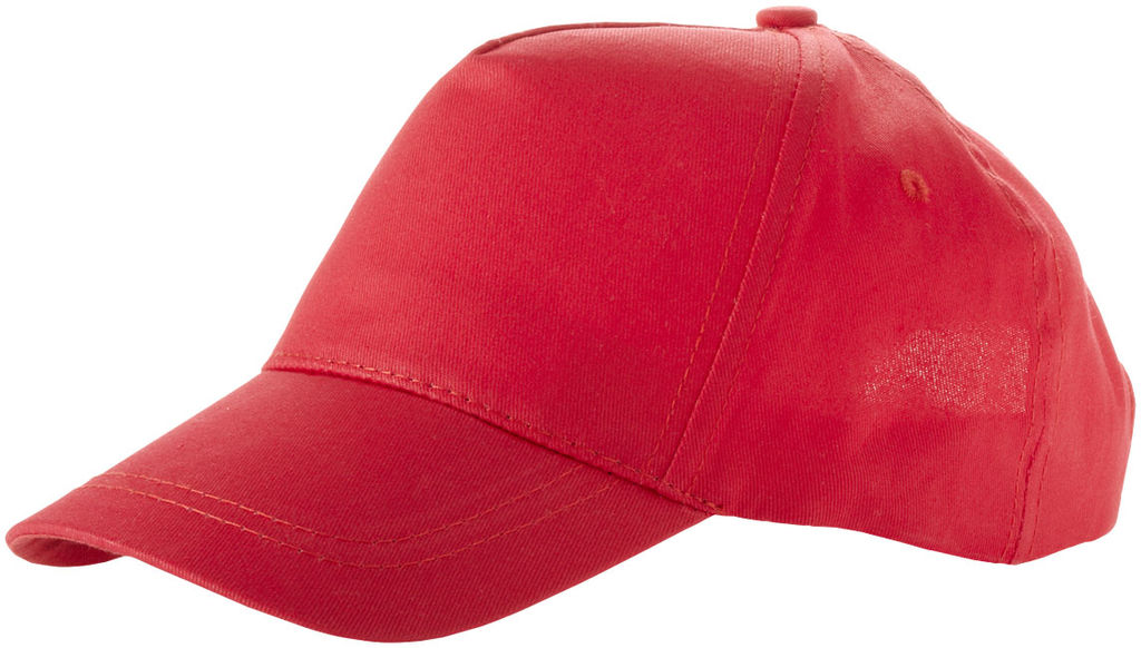 Дитяча кепка Memphis з 5 панелей, колір червоний