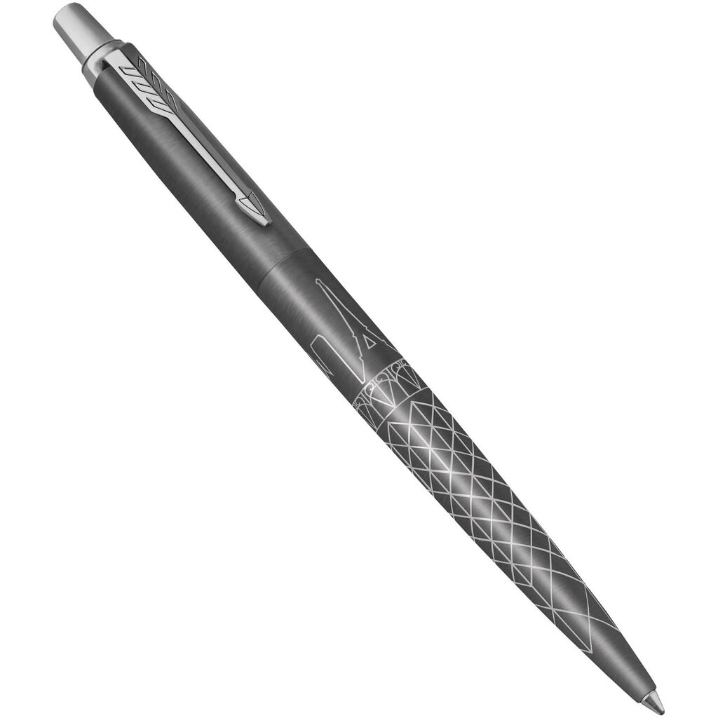 Parker Jotter SE Global Icons шариковая ручка серый - 10793382- Фото №4