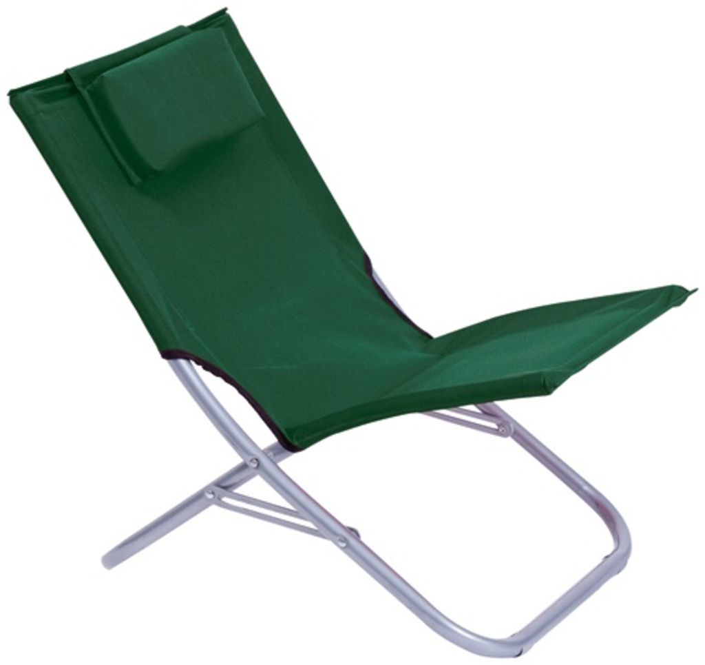 Раскладной стул, цвет зеленый