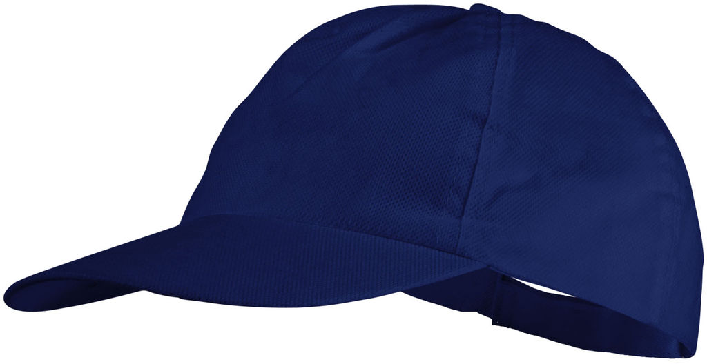 Неткана кепка Basic з 5-ти панелей, колір яскраво-синій
