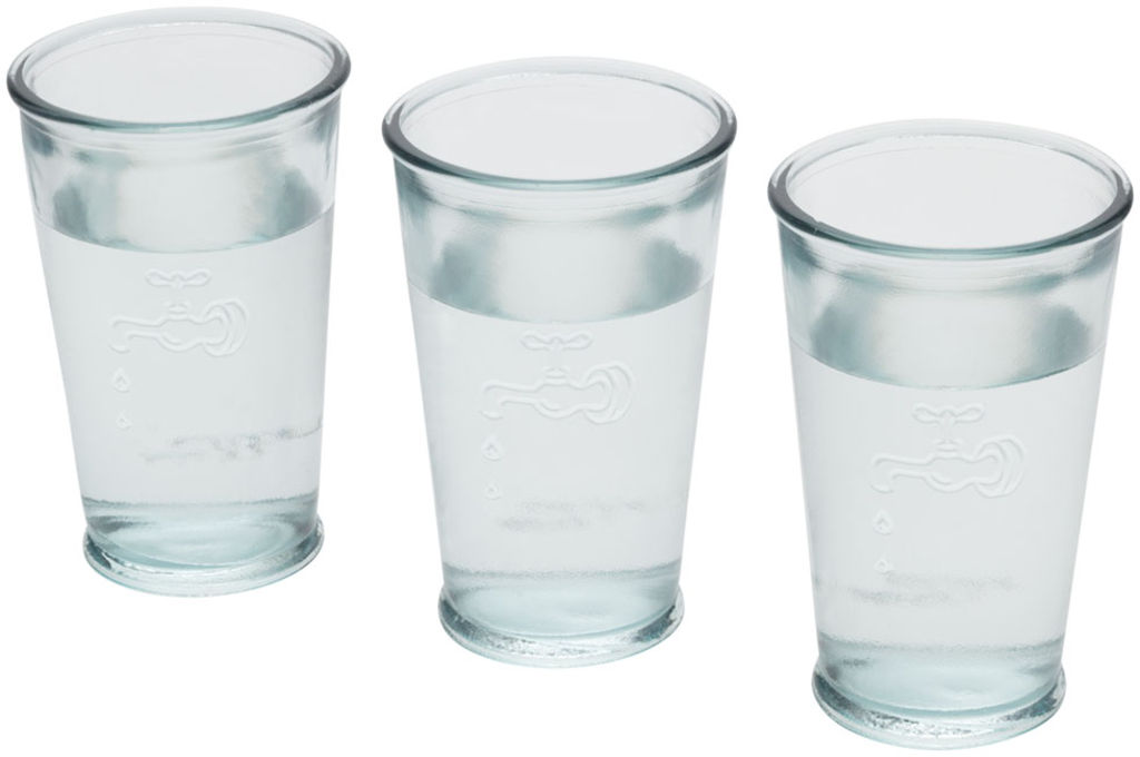Набір стаканів для води, колір прозорий