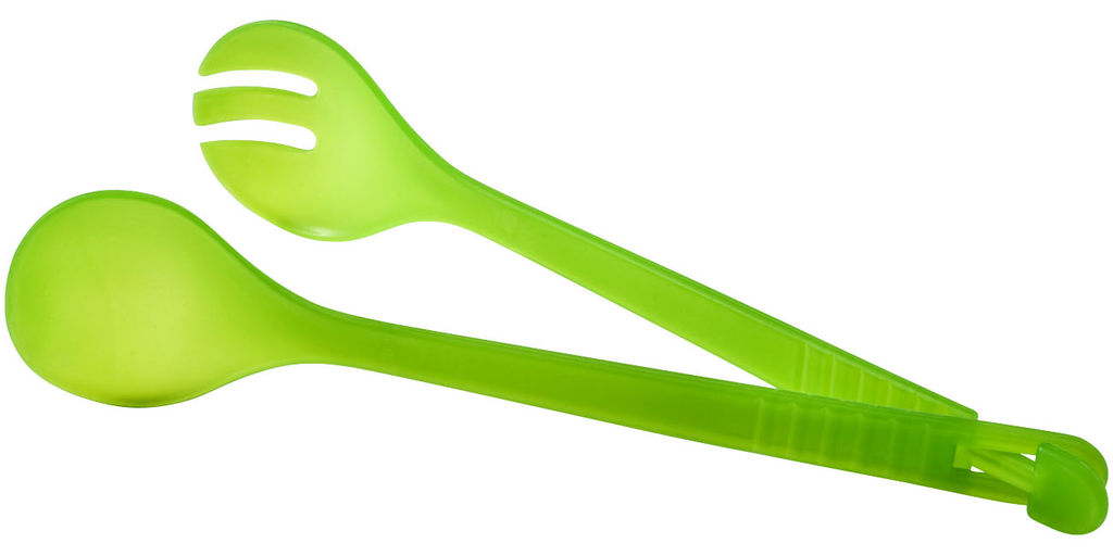 Набір для сервірування салату Como, колір зелений прозорий