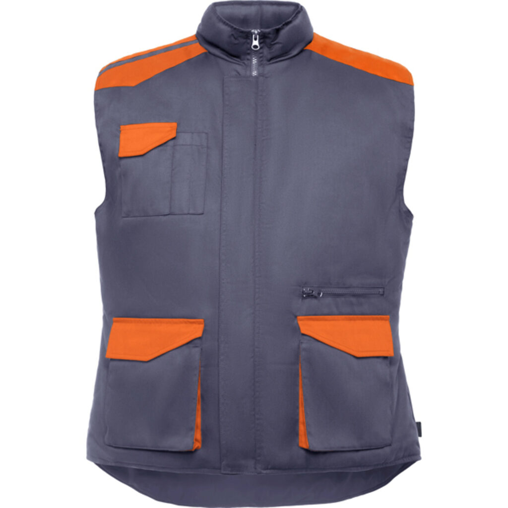 Рабочий жилет графитовый, оранжевый размер L - CQ8414032331- Фото №1 Рабочий жилет графитовый, оранжевый размер L - CQ8414032331- Фото №1