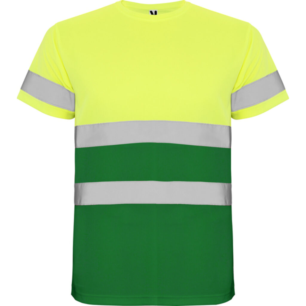 Техническая футболка повышенной видимости с короткими рукавами garden green, fluor yellow  размер 2XL - HV93100552221- Фото №1