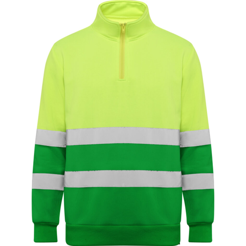 Світловідбиваючий светр з високим коміром garden green, fluor yellow  розмір L - HV93140352221- Фото №1