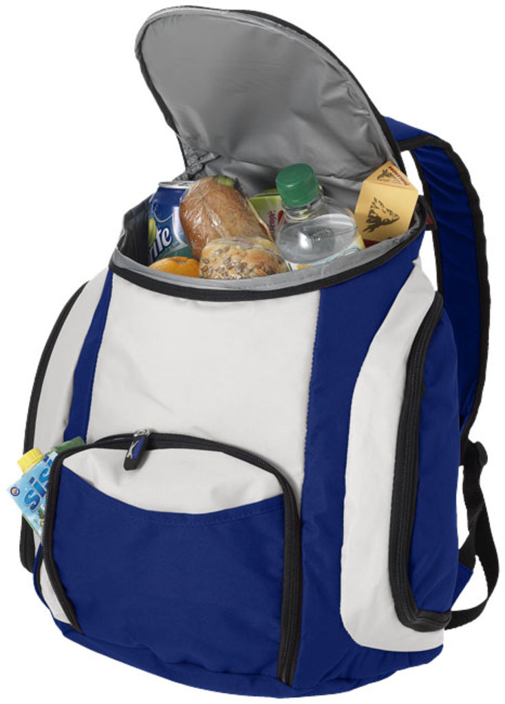 Рюкзак-холодильник Brisbane, колір яскраво-синій, білий