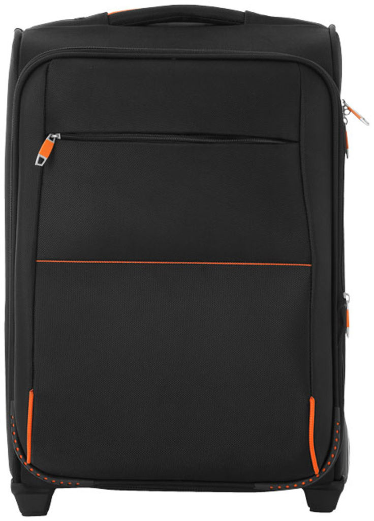 Чемодан Orange line, цвет сплошной черный - 11922800- Фото №4