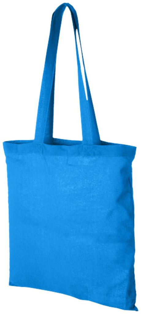 Бавовняна сумка Carolina, колір колір морської хвилі