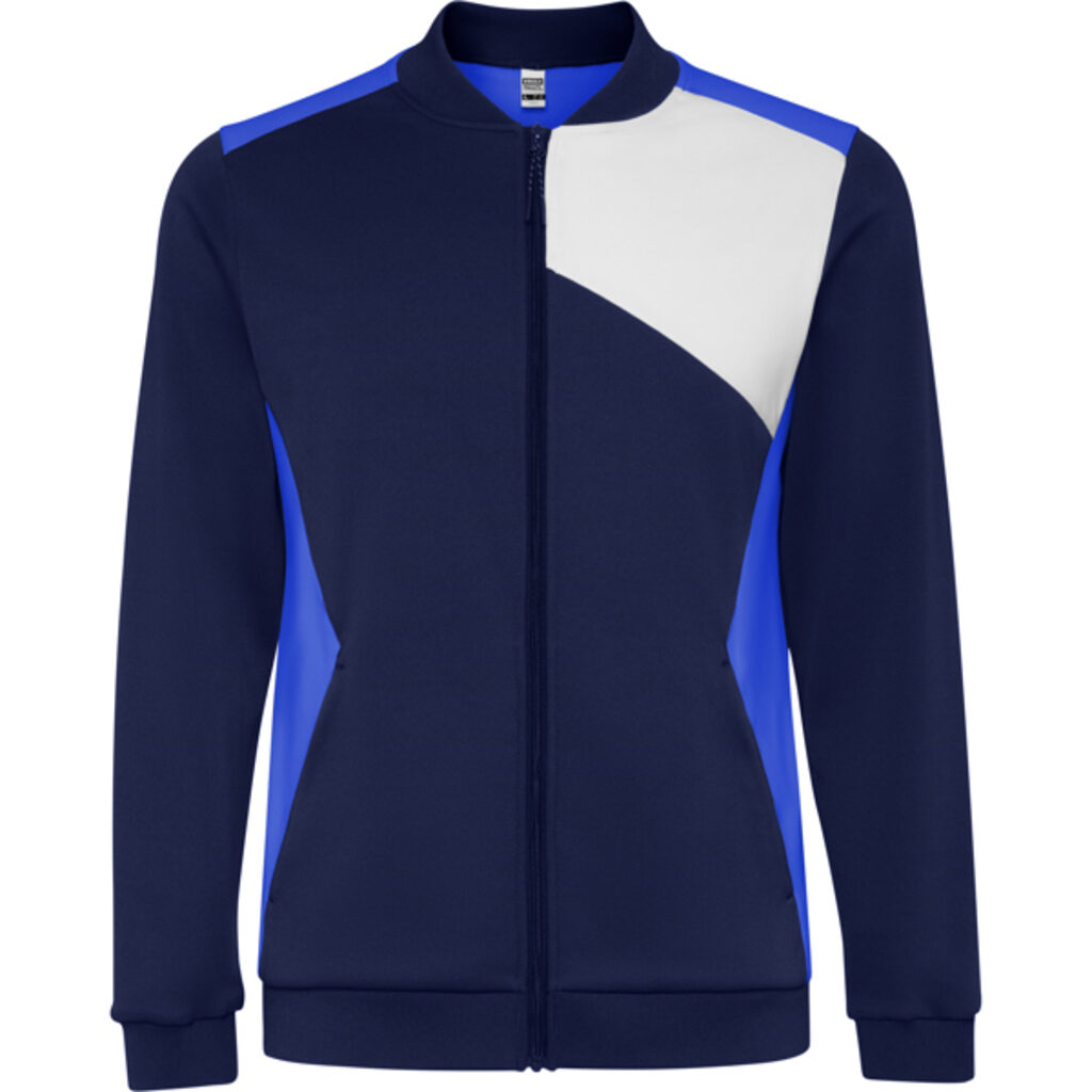 Спортивная куртка с застежкой-молнией спереди королевский синий, морской синий  размер M - SU0340020555- Фото №1