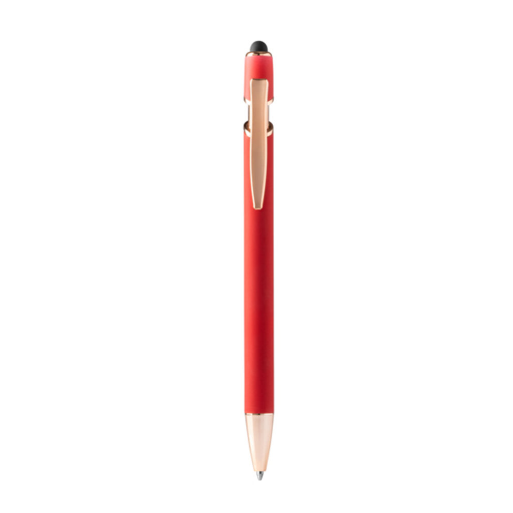 Металева кулькова ручка Soft-touch червоний - BL1341TA60- Фото №1