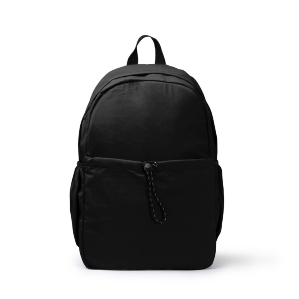 Рюкзак из мягкого нейлона черный - MO1836S102- Фото №1