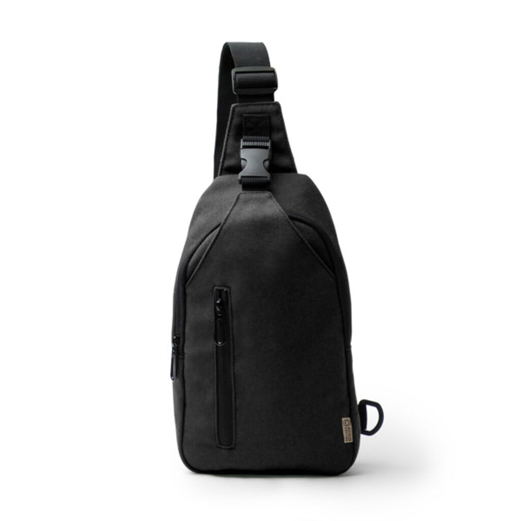 Сумка на плечо из переработанного хлопка черный  размер ONE SIZE ADULT - MO1927S102- Фото №1