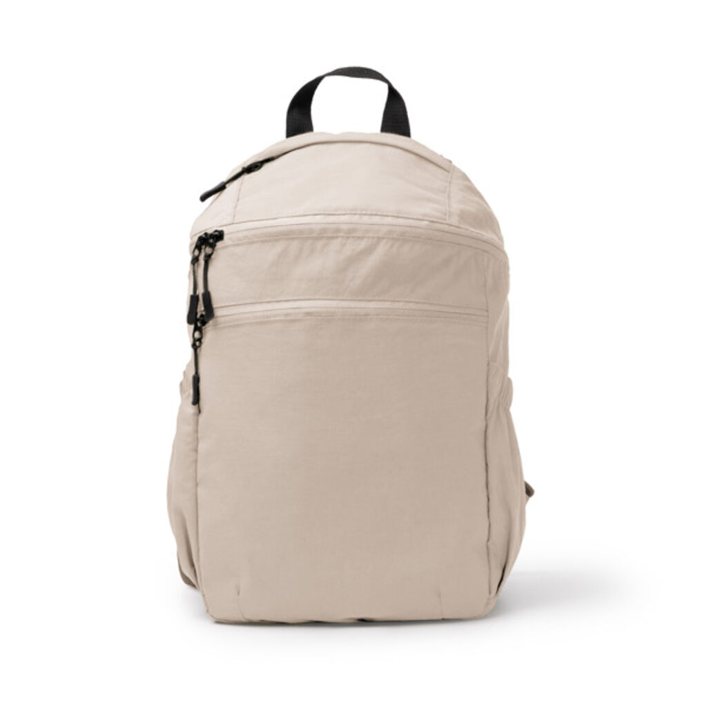 Рюкзак из нейлона Taslon Ripstop бежевый размер ONE SIZE ADULT - MO2047S106- Фото №1 Рюкзак из нейлона Taslon Ripstop бежевый размер ONE SIZE ADULT - MO2047S106- Фото №1