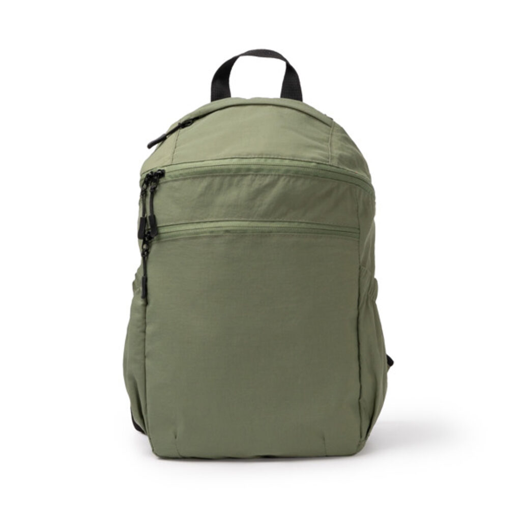 Рюкзак из нейлона Taslon Ripstop зеленый  размер ONE SIZE ADULT - MO2047S1107- Фото №1