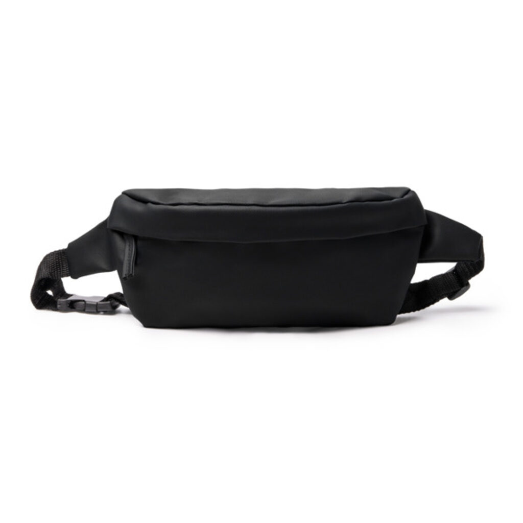 Поясна сумка з м'якої шкіри PU та RPET 600D чорний  розмір ONE SIZE ADULT - RN1972S102- Фото №1