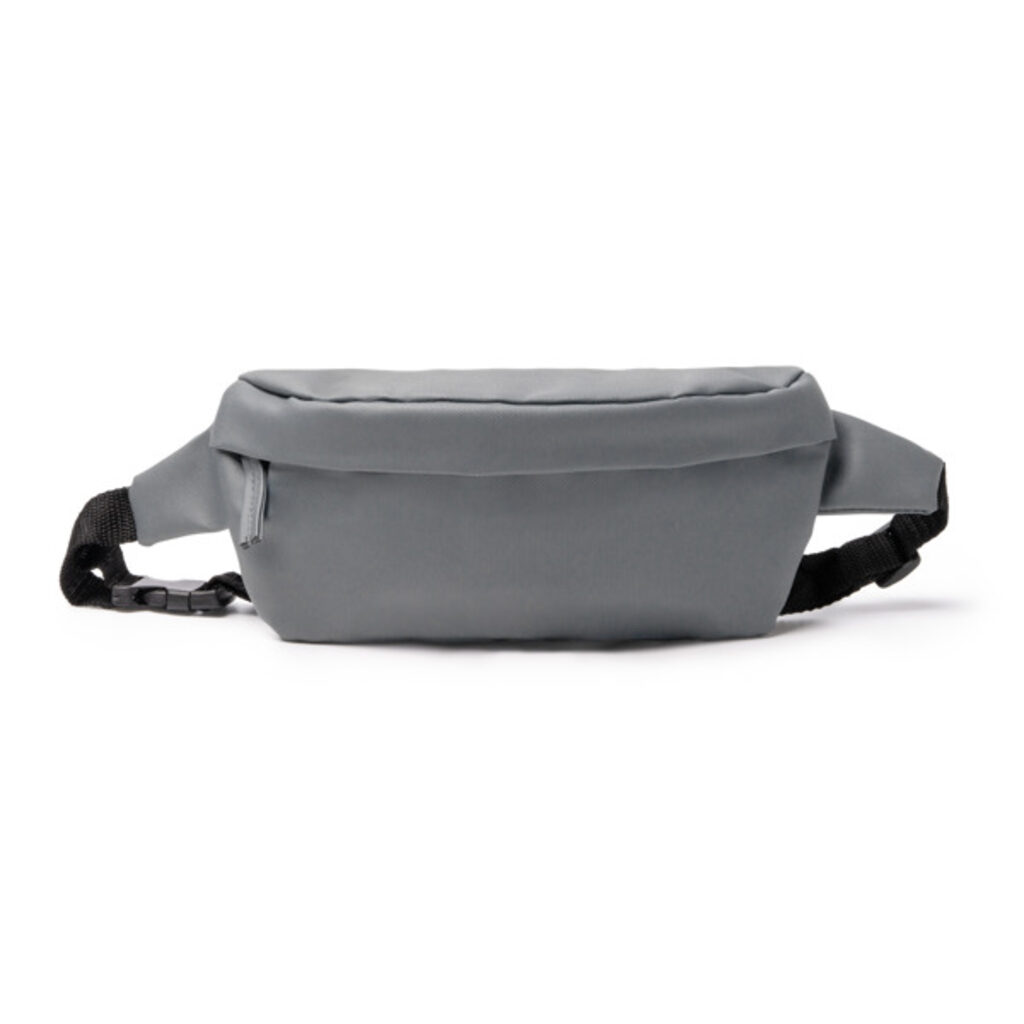 Поясна сумка з м'якої шкіри PU та RPET 600D сірий  розмір ONE SIZE ADULT - RN1972S147- Фото №1