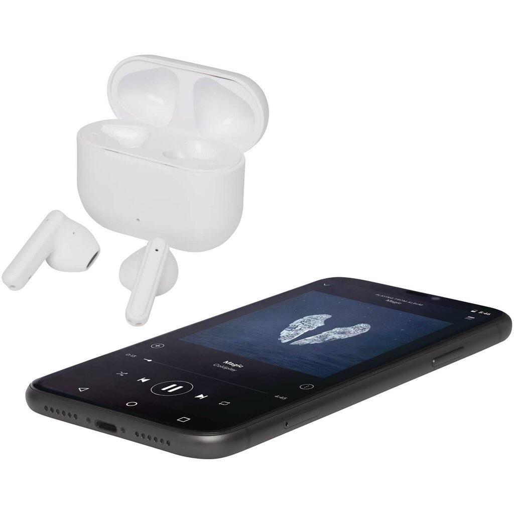 Altais гарнітура True Wireless Bluetooth® із переробленої пластмаси білий - 12448101- Фото №7