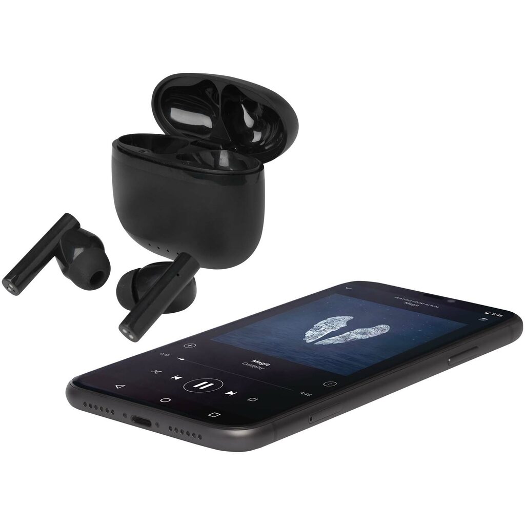 Alterf гарнітура True Wireless Bluetooth® із переробленої пластмаси із силіконовими амбушюрами чорний - 12448290- Фото №7 Alterf гарнітура True Wireless Bluetooth® із переробленої пластмаси із силіконовими амбушюрами чорний - 12448290- Фото №7