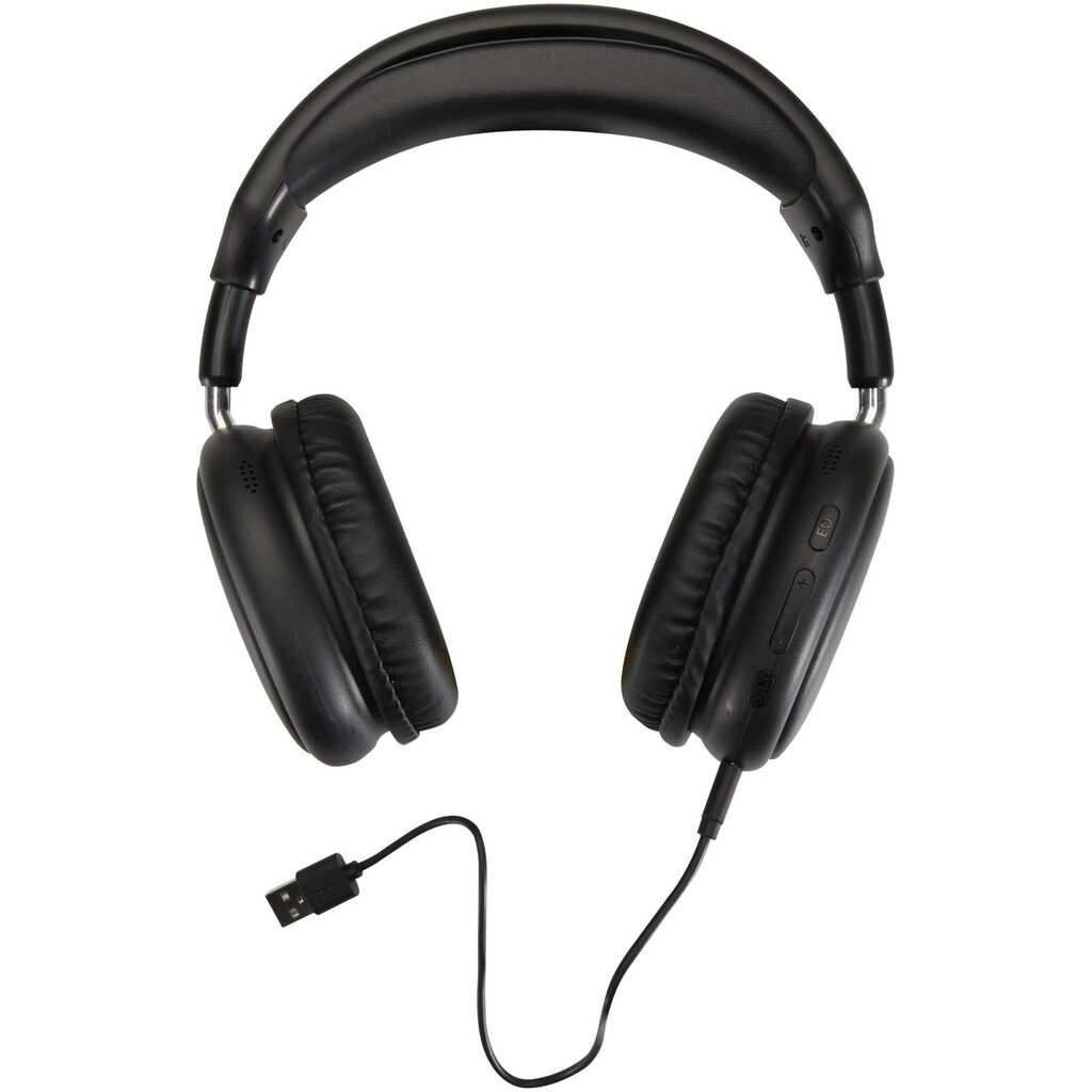 Alzir бездротова Bluetooth®-гарнітура з накладними навушниками з переробленої пластмаси чорний - 12448490- Фото №4