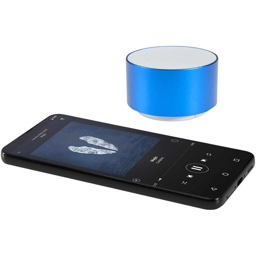 Ankaa беспроводной Bluetooth®-динамик из переработанного алюминия мощностью 3 Вт ярко-синий - 12448653- Фото №6 Ankaa беспроводной Bluetooth®-динамик из переработанного алюминия мощностью 3 Вт ярко-синий - 12448653- Фото №6