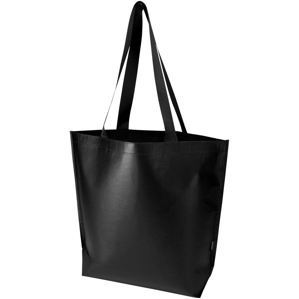 Сумка-шоппер Duo ​​великого розміру з подвійною ламінацією з матеріалу, переробленого за об'ємом 30 л чорний - 13011390- Фото №1