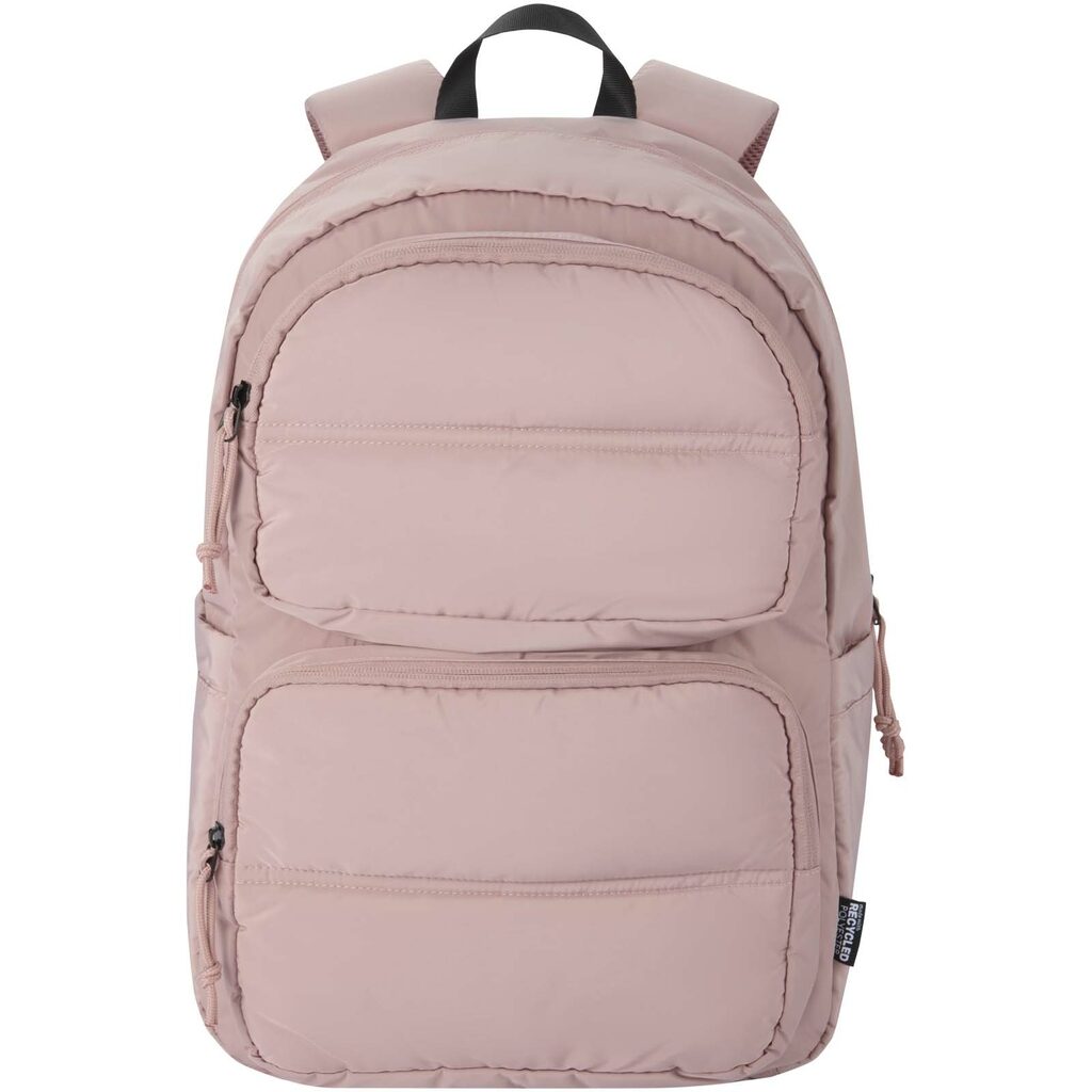 Рюкзак Puffer для ноутбука с диагональю экрана 15,6 дюйма объемом 18 л, изготовленный из переработанных материалов розовый - 13011470- Фото №2