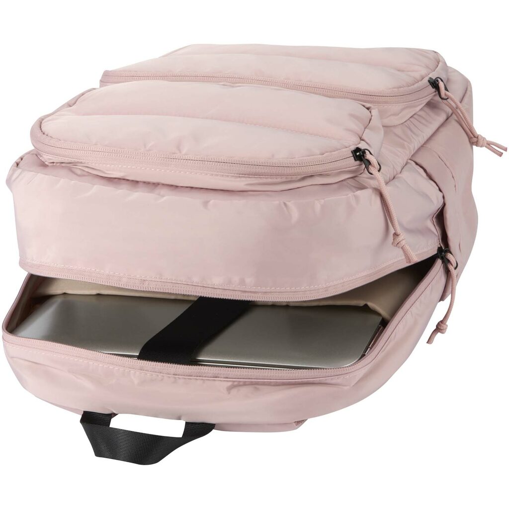 Рюкзак Puffer для ноутбука с диагональю экрана 15,6 дюйма объемом 18 л, изготовленный из переработанных материалов розовый - 13011470- Фото №5