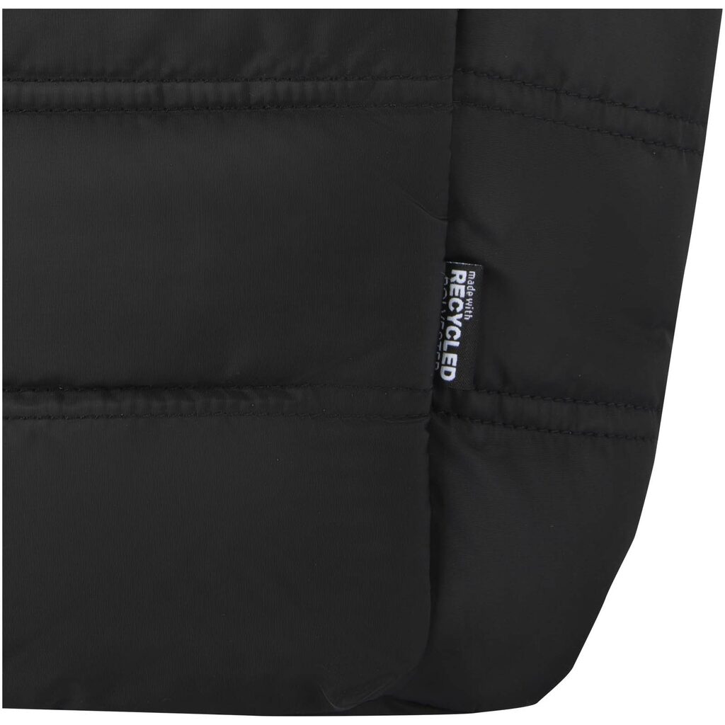 Сумка-тоут для ноутбука Puffer 15,6 дюйма з переробленого матеріалу GRS 18 л чорний - 13011690- Фото №5