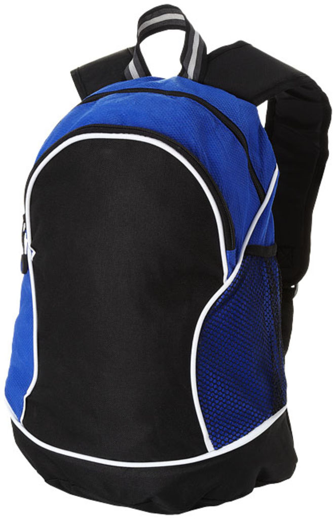 Рюкзак Boomerang, колір суцільний чорний, яскраво-синій