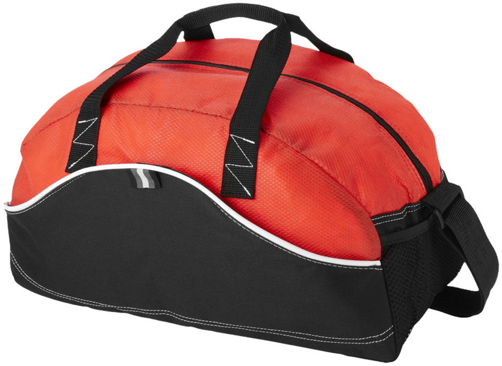 Спортивна сумка Boomerang, колір суцільний чорний, червоний