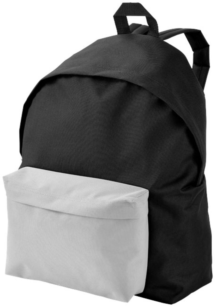 Рюкзак Urban, колір суцільний чорний, білий
