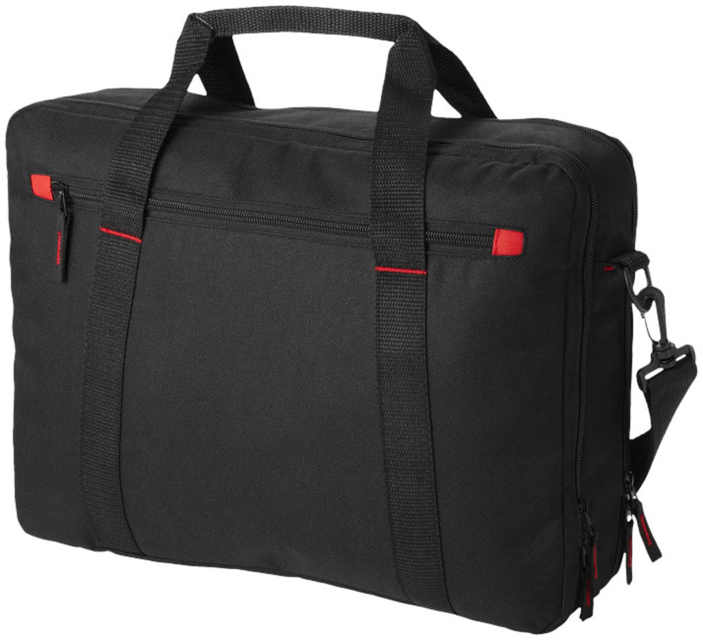 Широкая сумка Vancouver для ноутбука , цвет сплошной черный