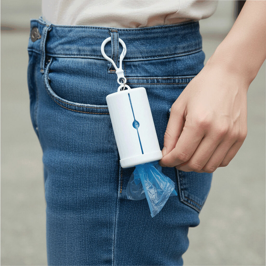 Диспенсер для пакетів для собачих екскрементів COLLECTIT білий - 56-0403007- Фото №9