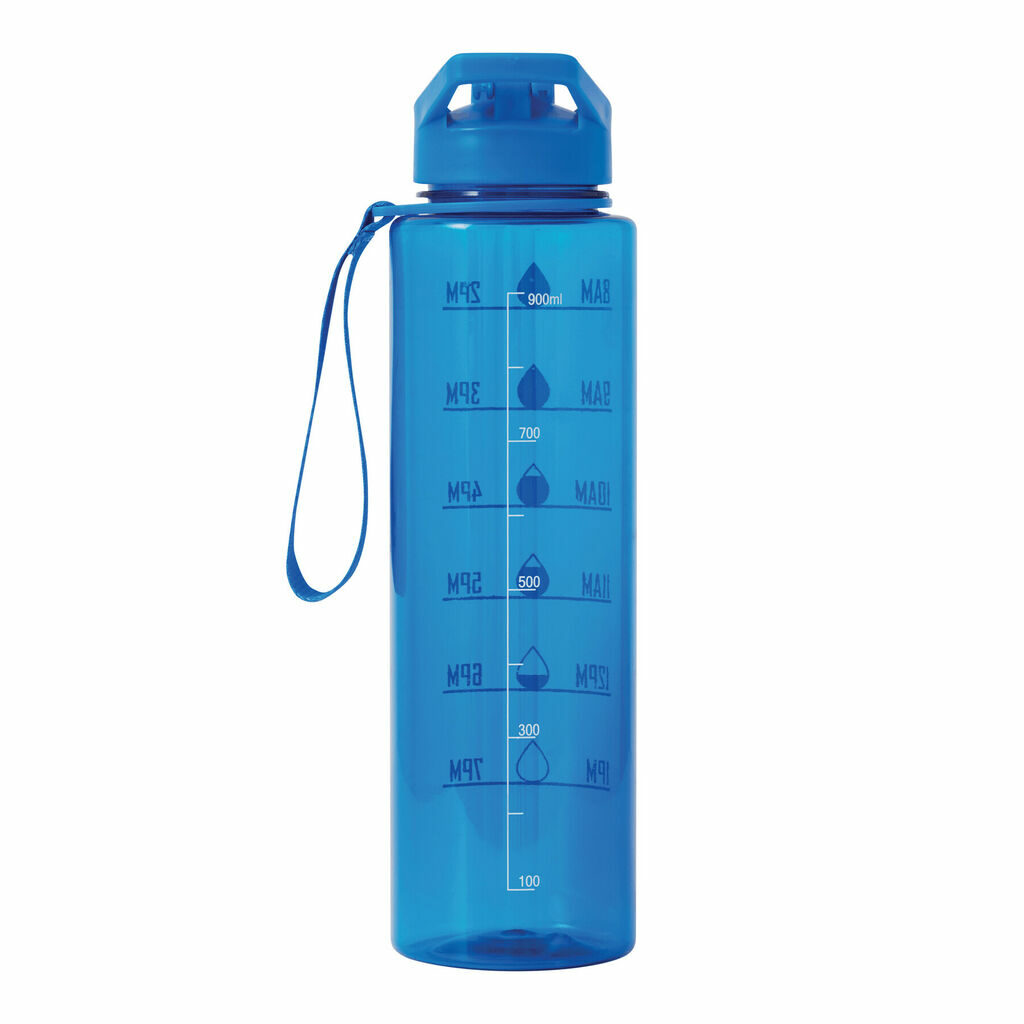Спортивная бутылка для воды AQUA LEVEL синий - 56-0603187- Фото №3
