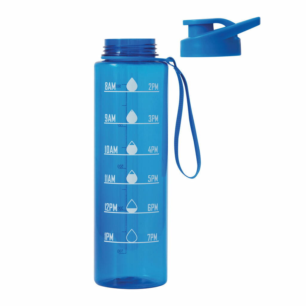 Спортивная бутылка для воды AQUA LEVEL синий - 56-0603187- Фото №5