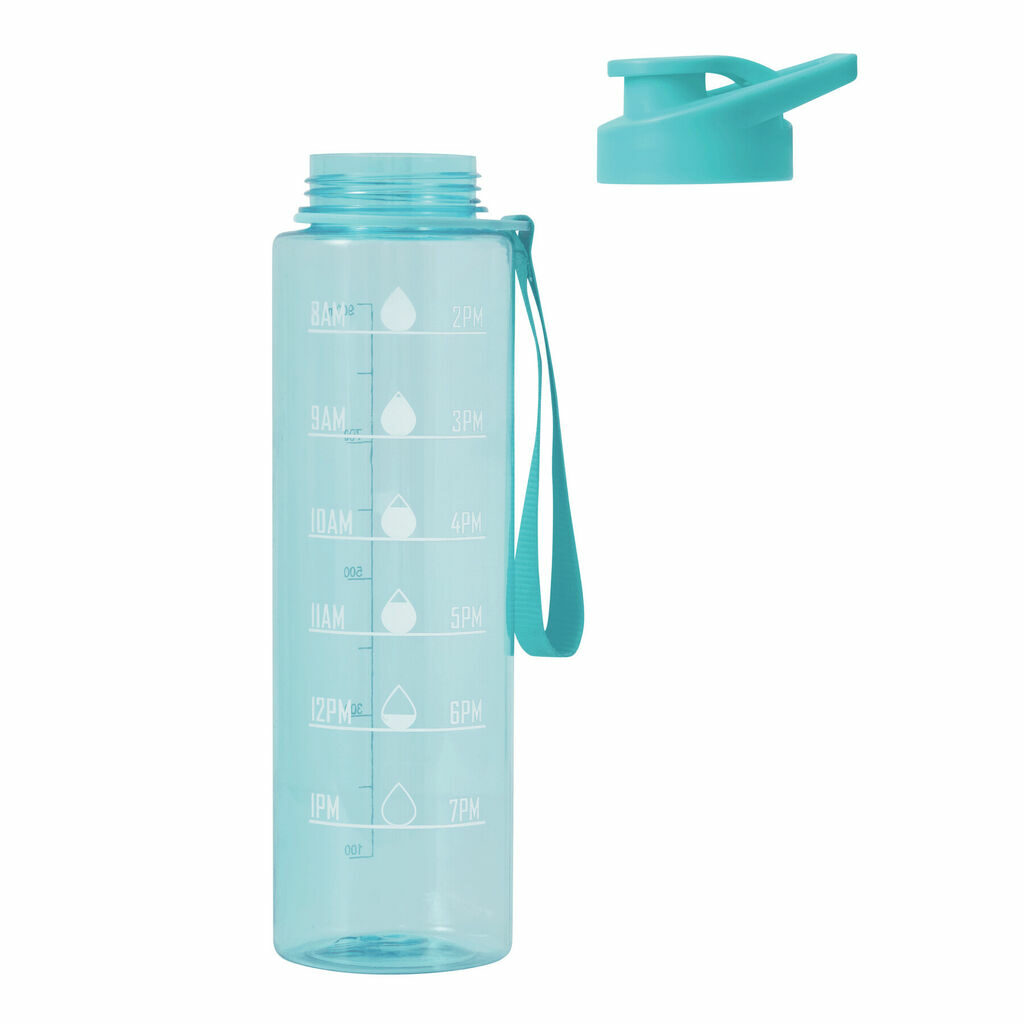 Спортивная бутылка для воды AQUA LEVEL голубой - 56-0603188- Фото №5