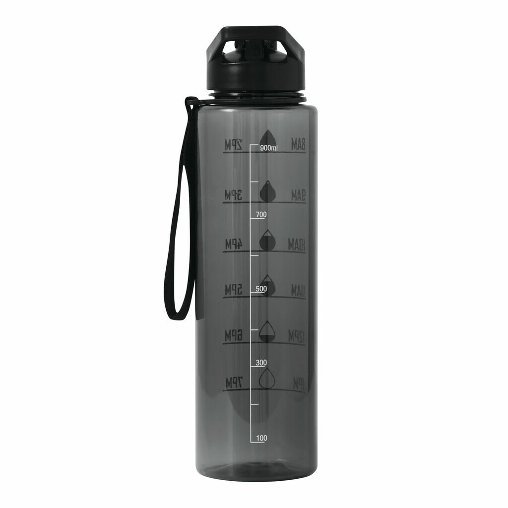 Спортивная бутылка для воды AQUA LEVEL черный - 56-0603189- Фото №3